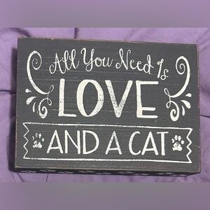 Cat theme Sign